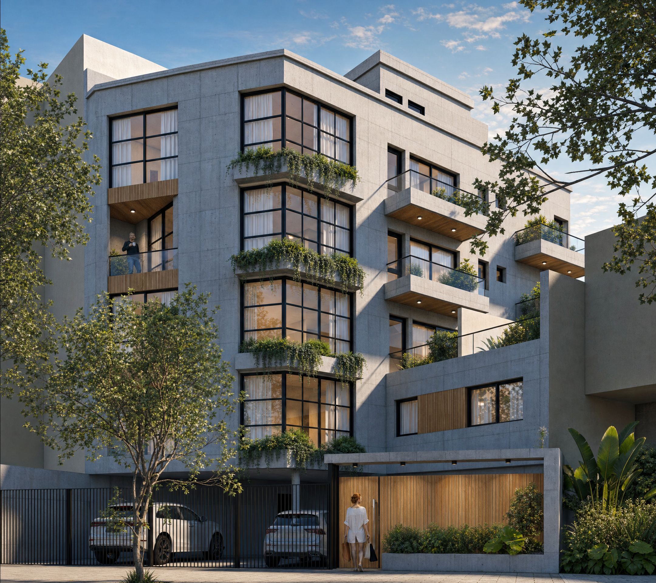 Edificio Alberdi construido por NEST en Olivos